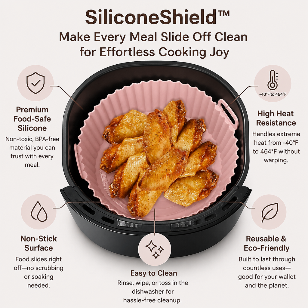 SiliconeShield™ — Make Every Meal Slide Off Clean for Effortless Cooking Joy
