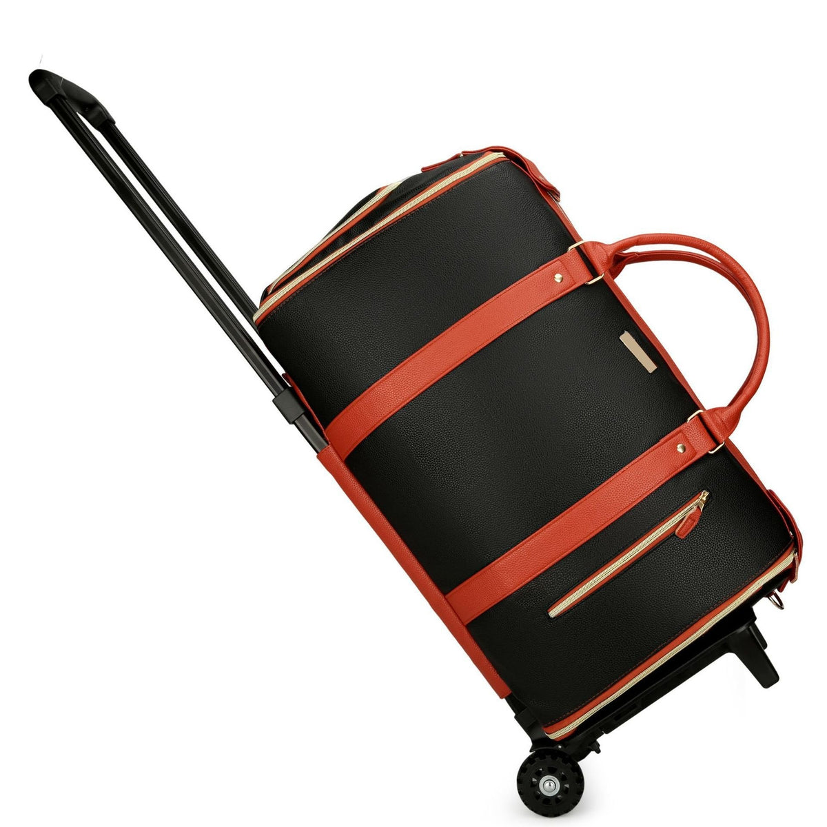 60L Duffel Bag with Garment Section and Shoe Storage Compartment