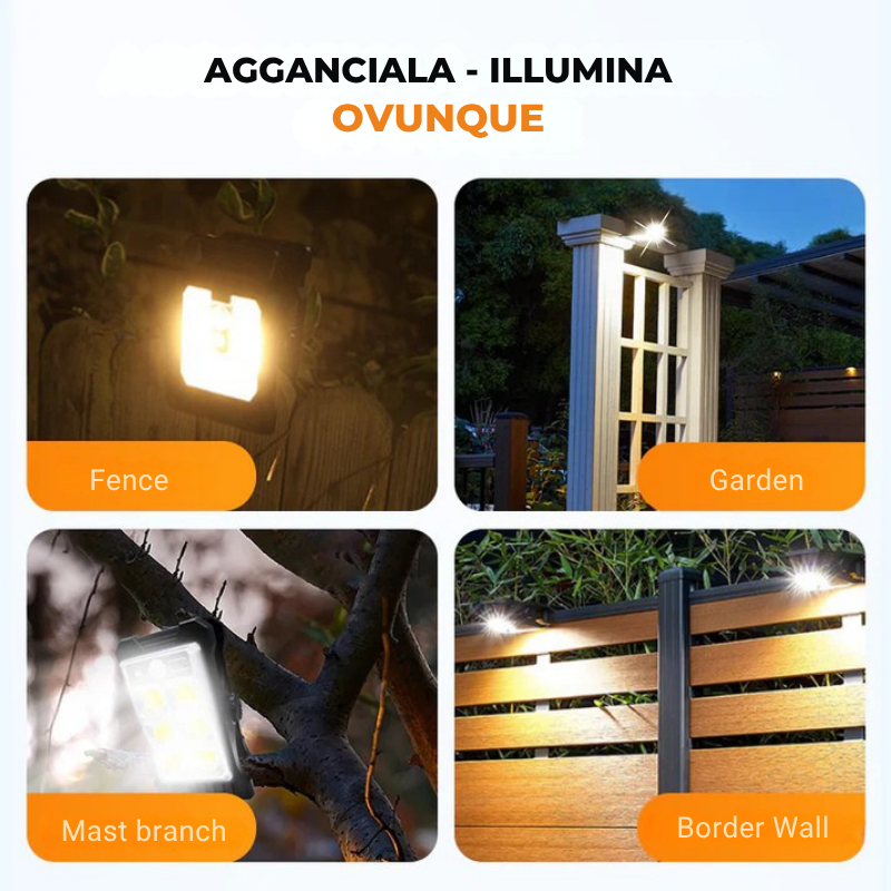 LumaRay™ — Clip Solar Motion Lights Anywhere, No Wiring Needed