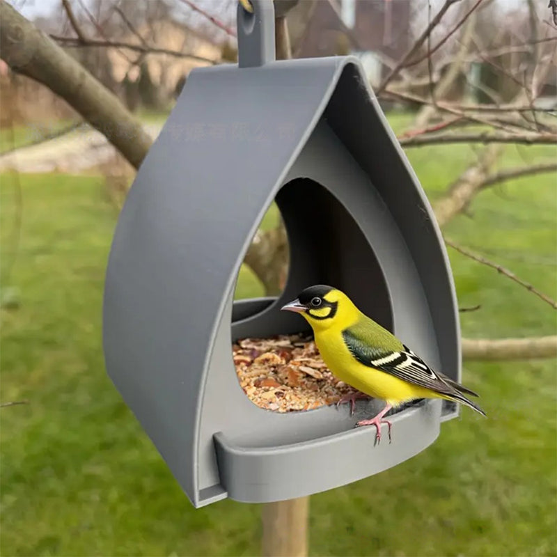 Hanging Bird Feeder House – Keeps Feed Dry in All Weather Conditions