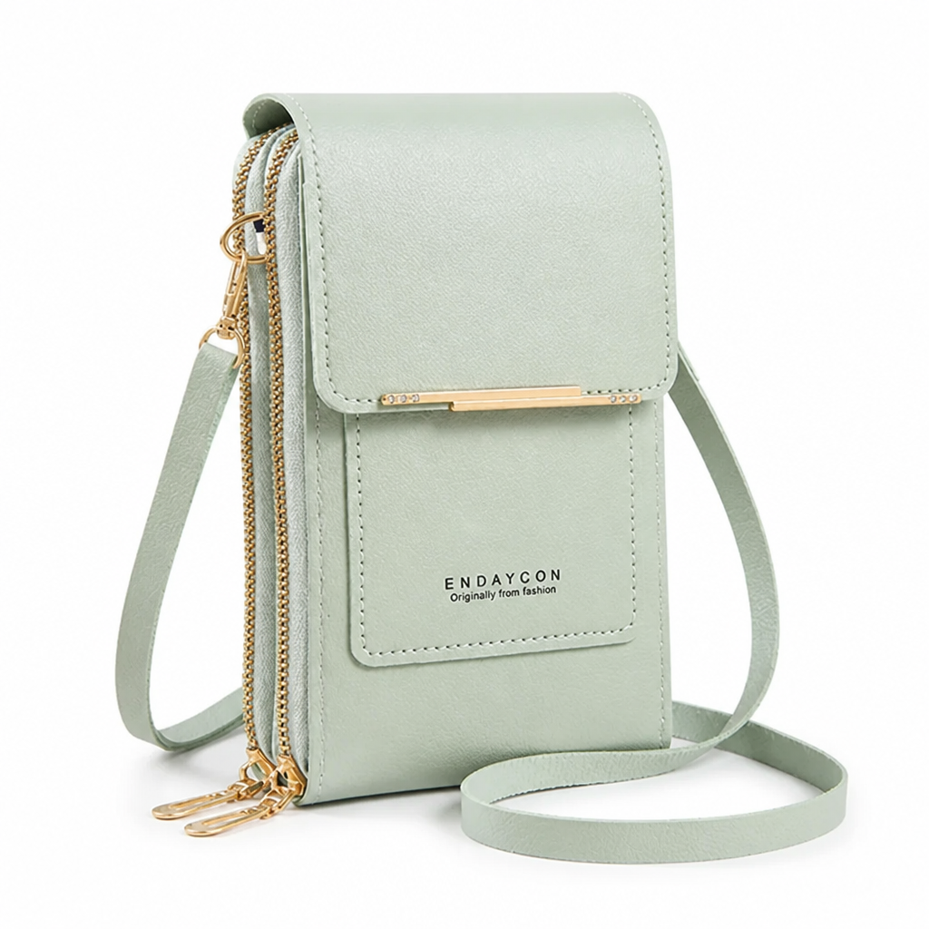 Touchscreen Window Front-Pocket Crossbody Bag