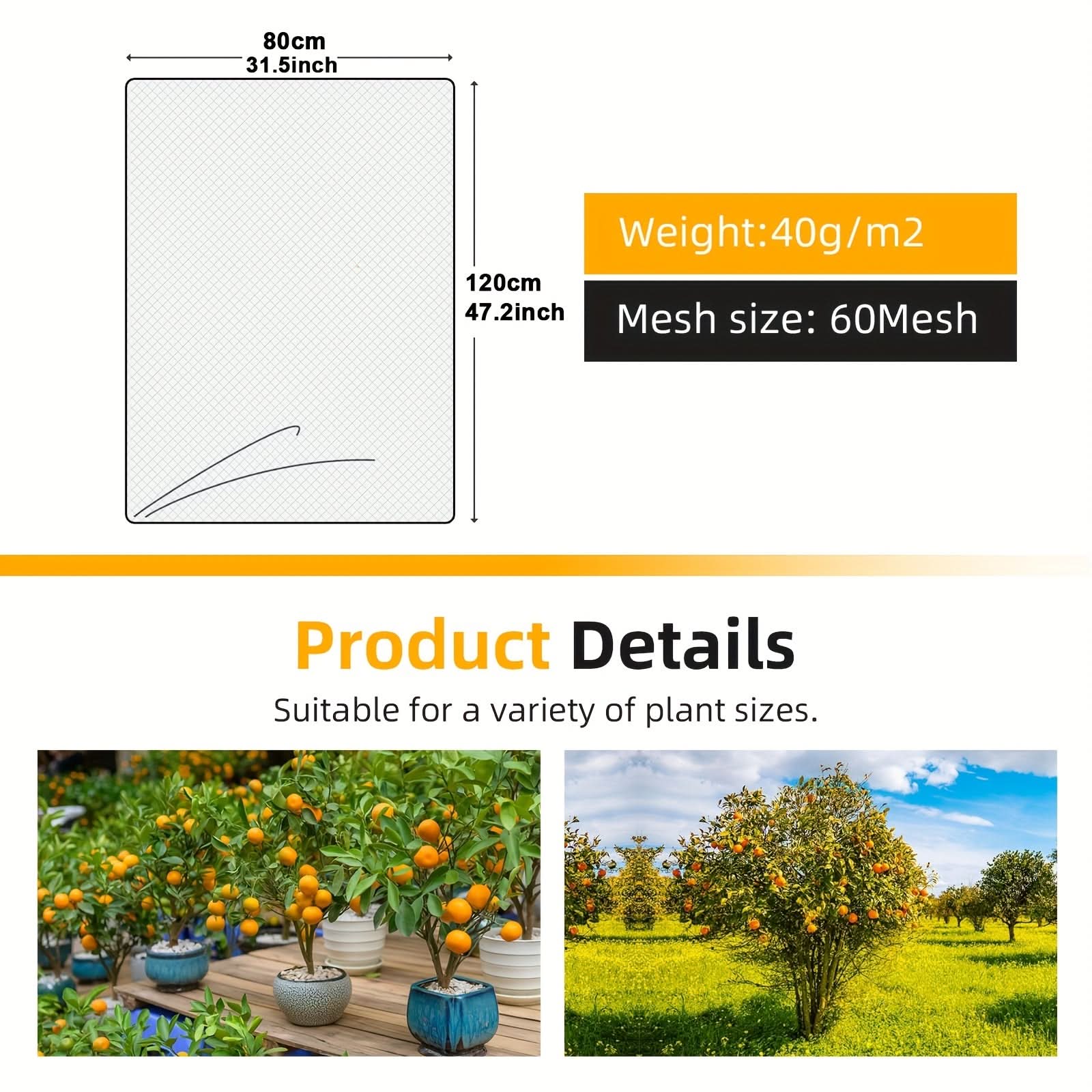 Garden Netting with Secure Drawstring – Protective Plant Cover
