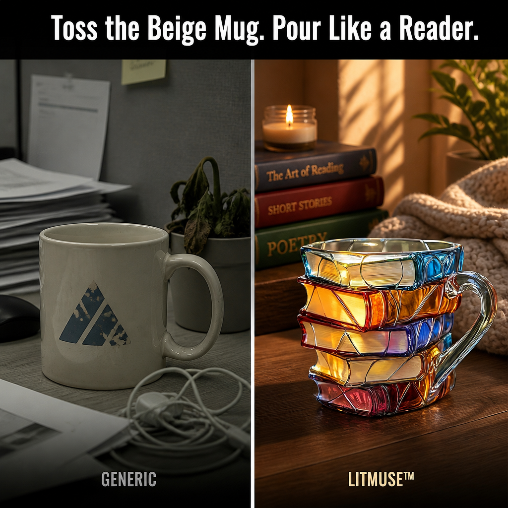 LumiTale™ Mug — Turn Every Sip into a Radiant Celebration of Your Bookish Soul