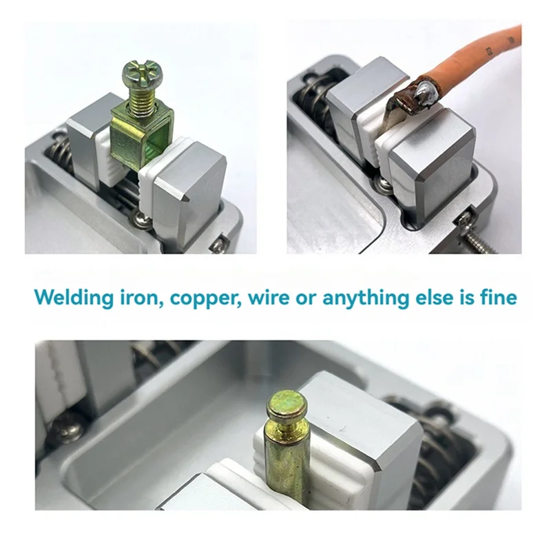 Double Jaw Soldering Clamp – 11 mm Width for Secure Holding
