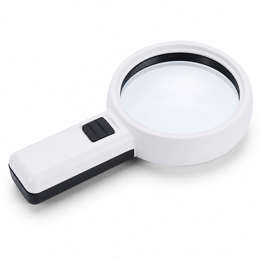 30x Optical LED Handheld Magnifying Glass