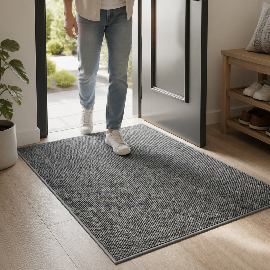 Quick-Drying Absorbent & Stain-Resistant Doormat (Indoor/Outdoor)