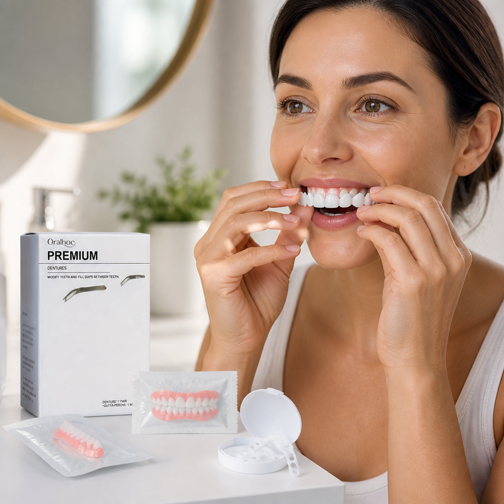 Natural-Looking Soft Temporary Veneers (2-Pack)
