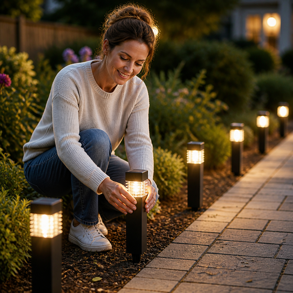 Solar-Powered Automatic Waterproof Ground Light