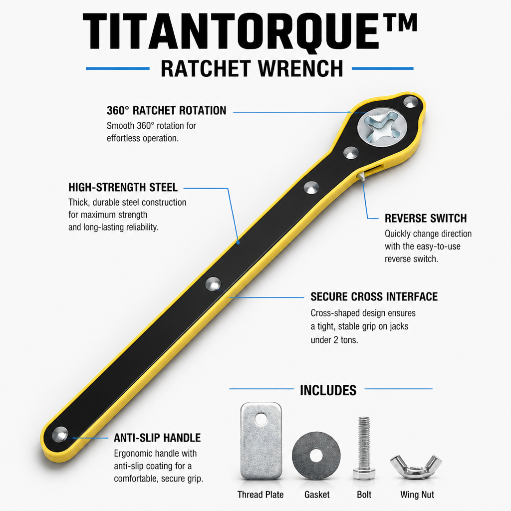 TitanTorque™ — Conquer Tire Changes with Effortless Power and Rock-Solid Control