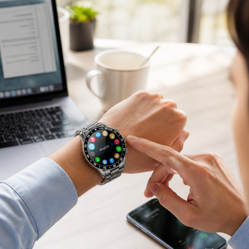 High-Res AMOLED 4G Smartwatch (48-Hour Battery)