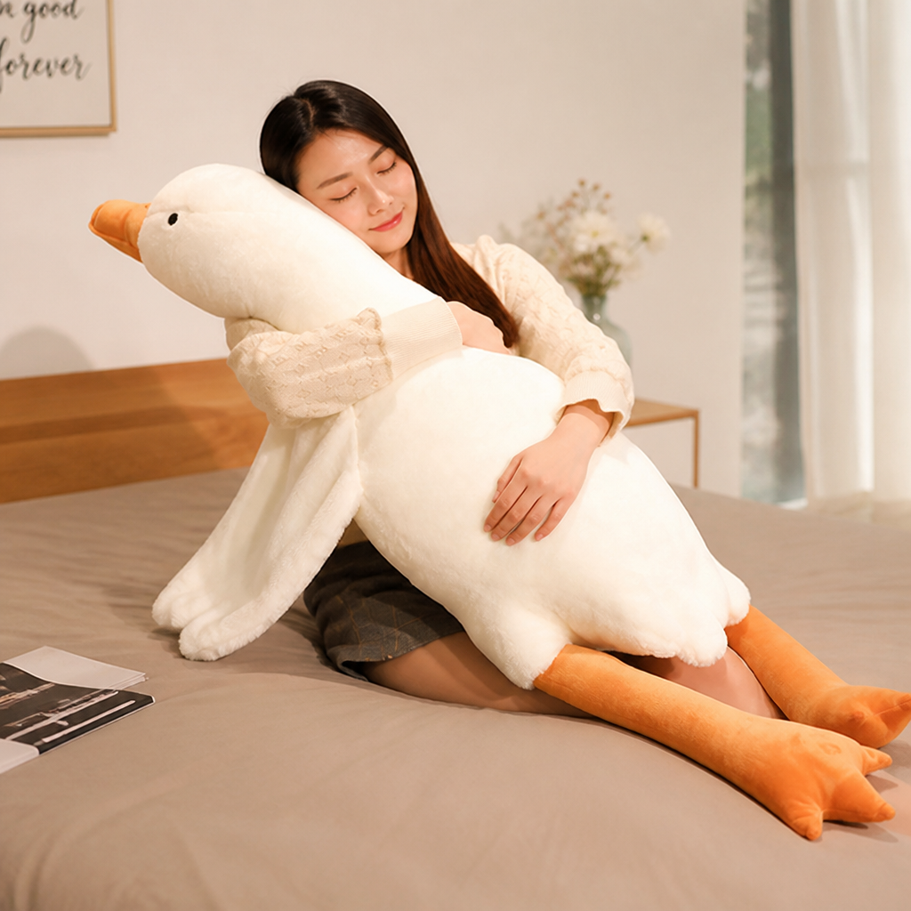Giant Soft Huggable Goose Plush (Multiple Sizes)