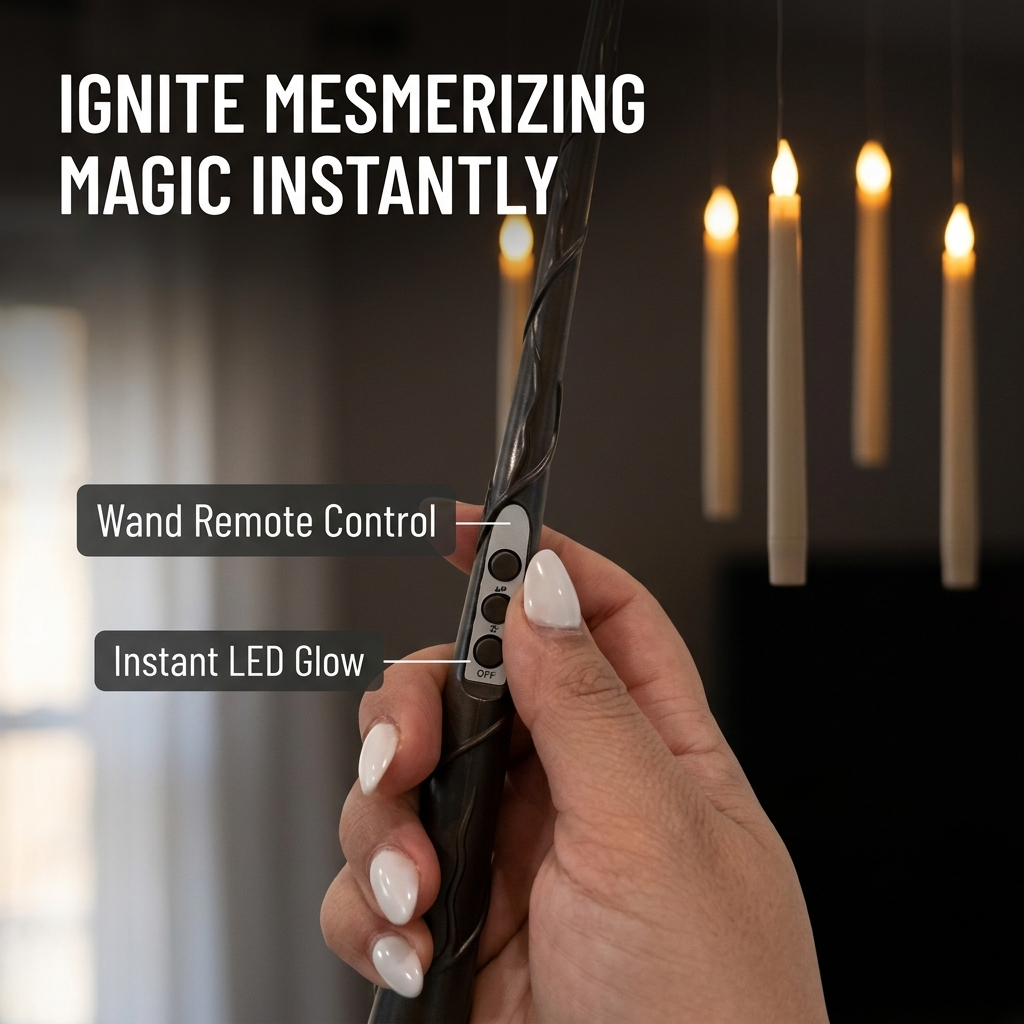 LumaMyst™ Floating Candles — Ignite Safe, Mesmerizing Magic That Transforms Any Room Instantly