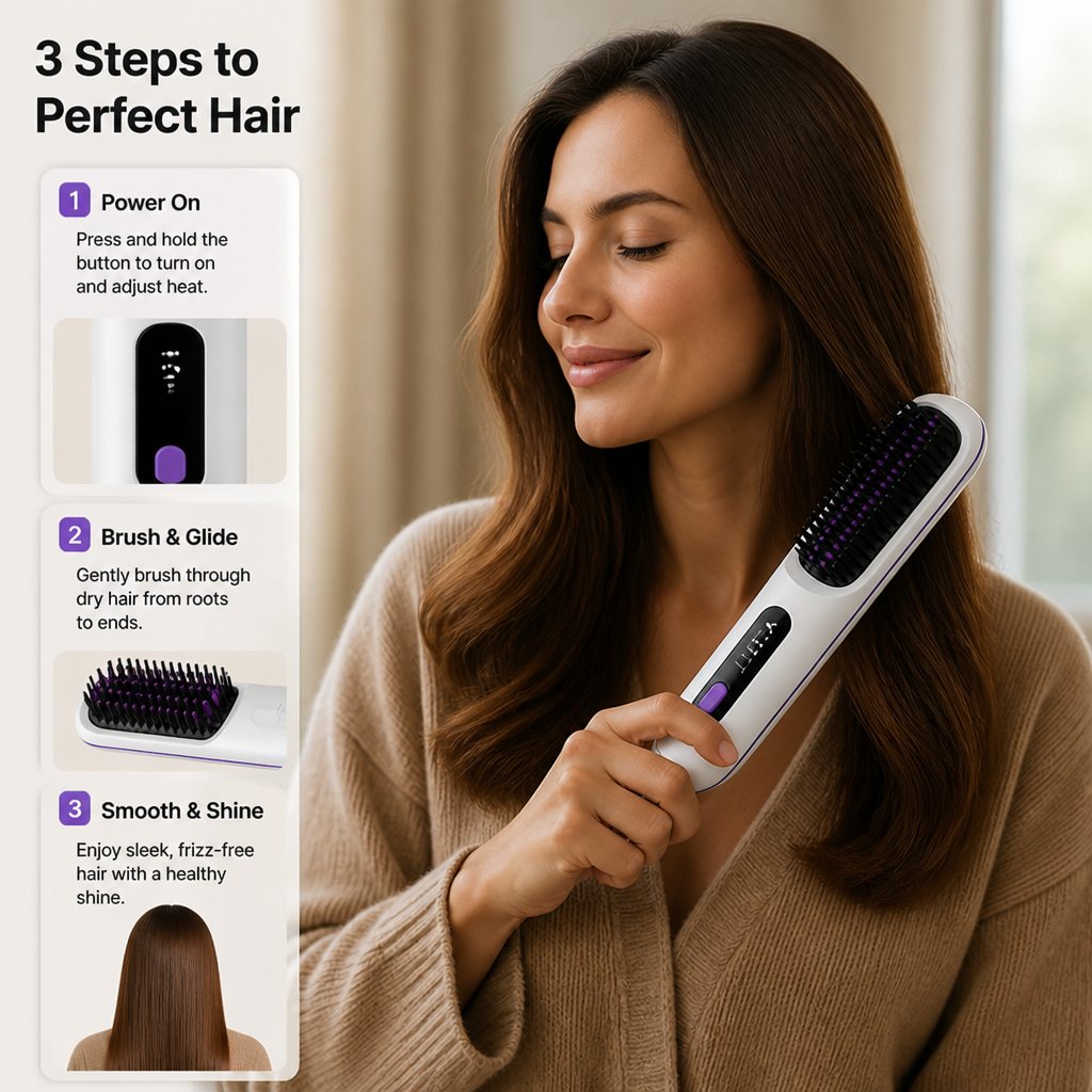 LumiLuxe™ — Effortless Salon-Perfect Hair That Protects and Shines Every Time