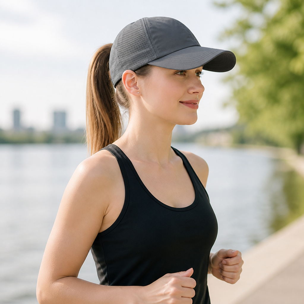 Breathable Mesh Quick-Drying Baseball Cap (Ponytail Opening)