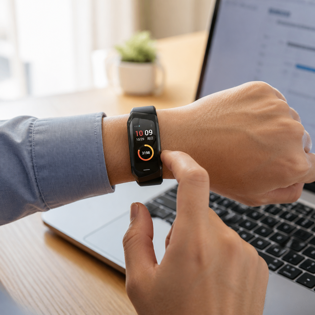 Continuous Blood Pressure & Heart Rate Smartwatch