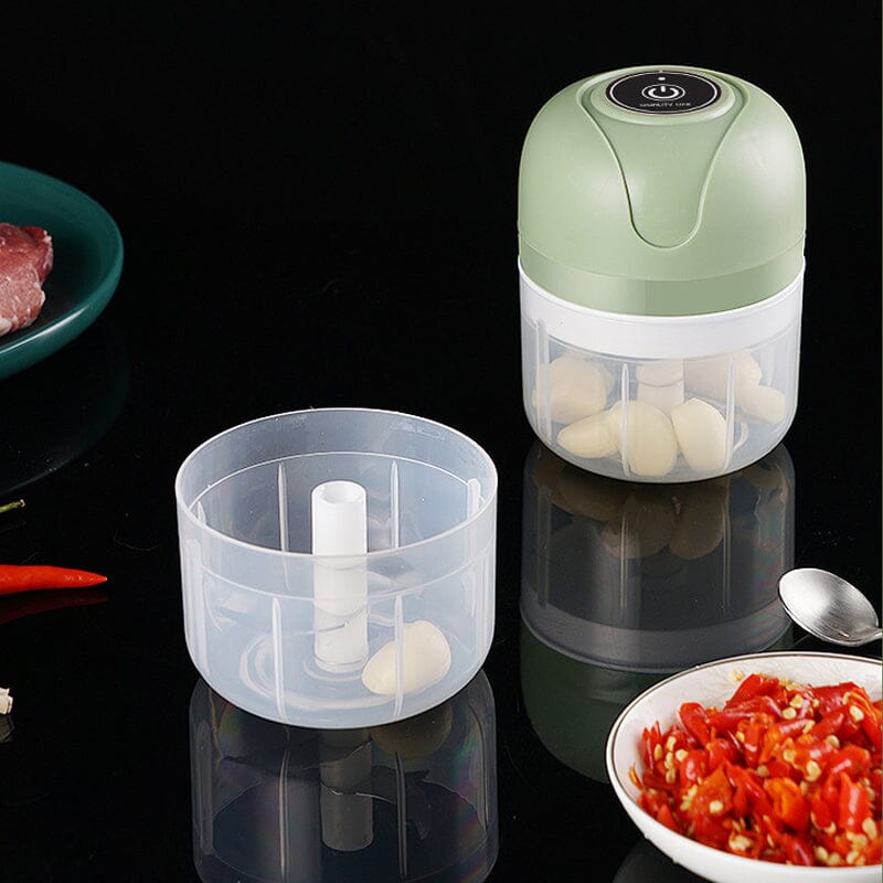 USB Rechargeable Garlic Chopper – Electric Food Processor