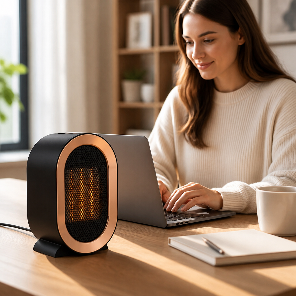 Energy-Efficient Quick-Heating Ceramic Space Heater