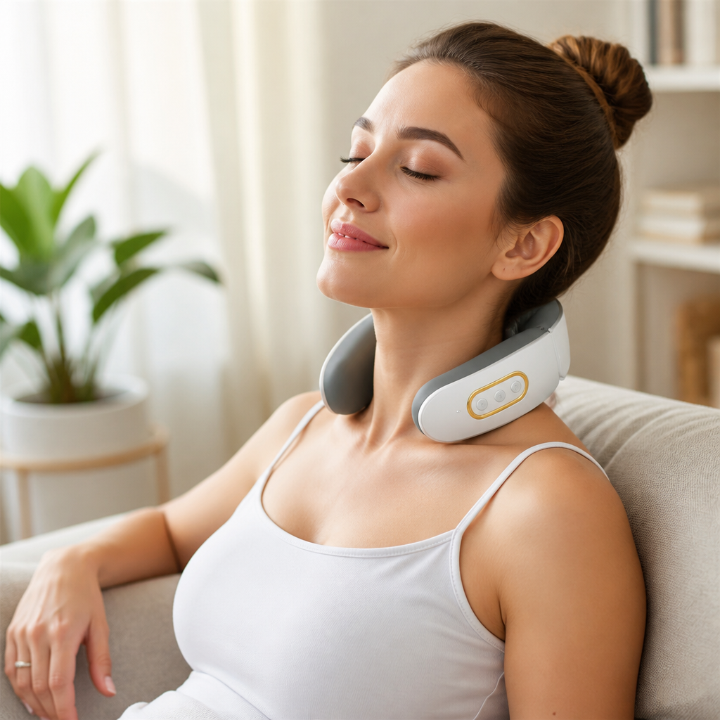 4D Smart Heated Rechargeable Neck & Shoulder Massager