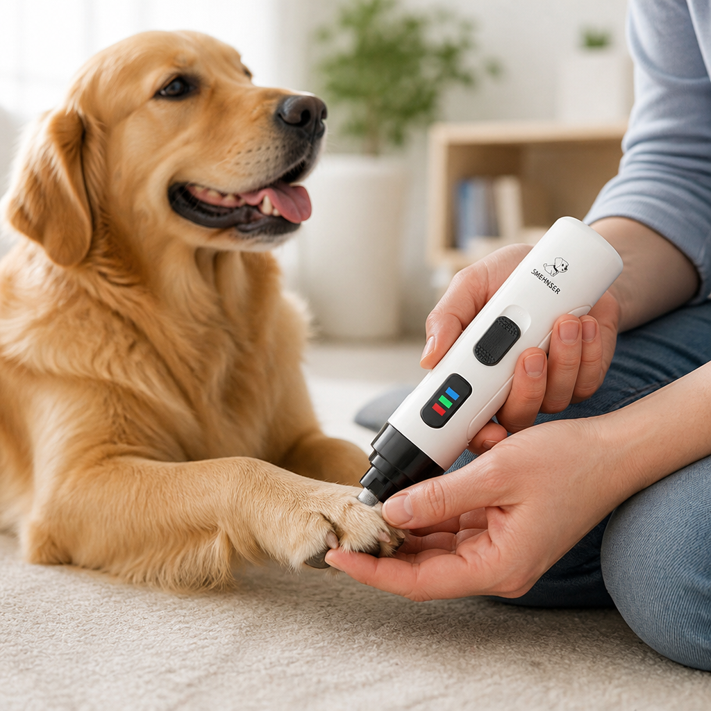 Ultra-Quiet USB Rechargeable Pet Nail Grinder