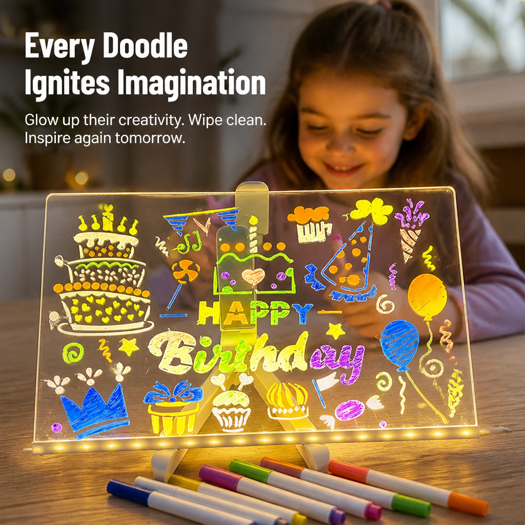 LumaSketch™️ LED Ride Board — Ignite Their Imagination with Glowing Masterpieces That Inspire Confidence and Joy