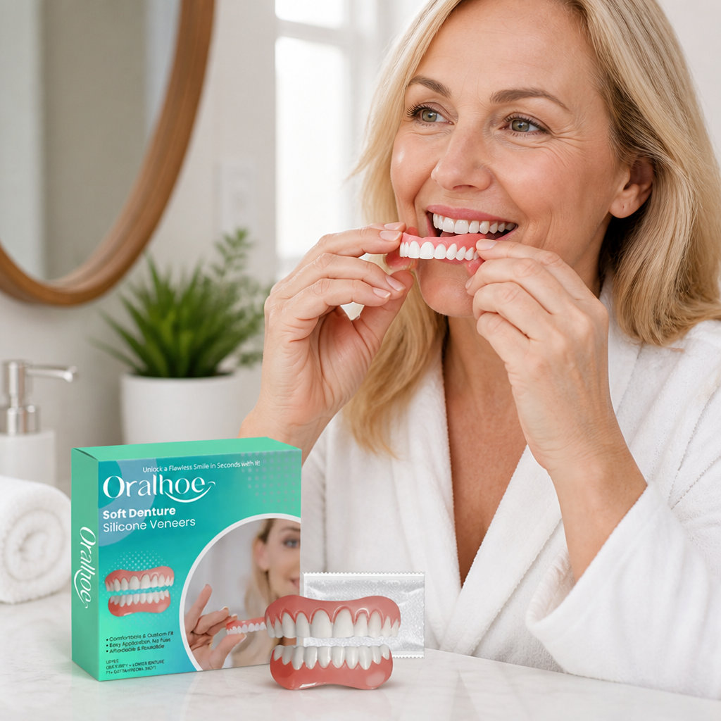 Soft Silicone Secure-Fit Denture Reliner Kit (Upper & Lower)