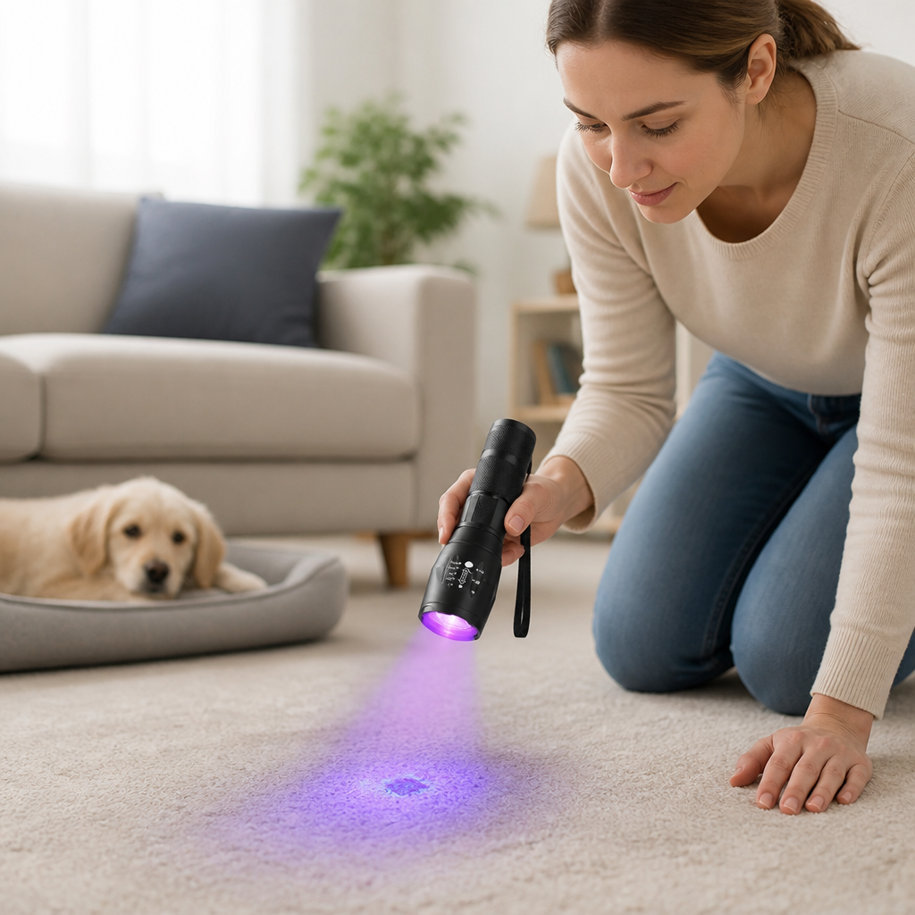 395nm UV USB-C Rechargeable Blacklight Flashlight