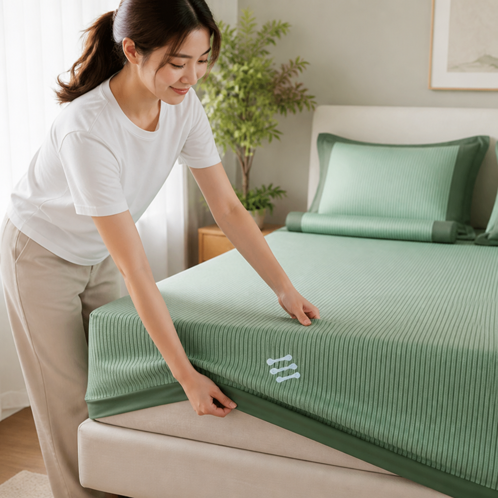 Cooling Elastic Fitted Sheet