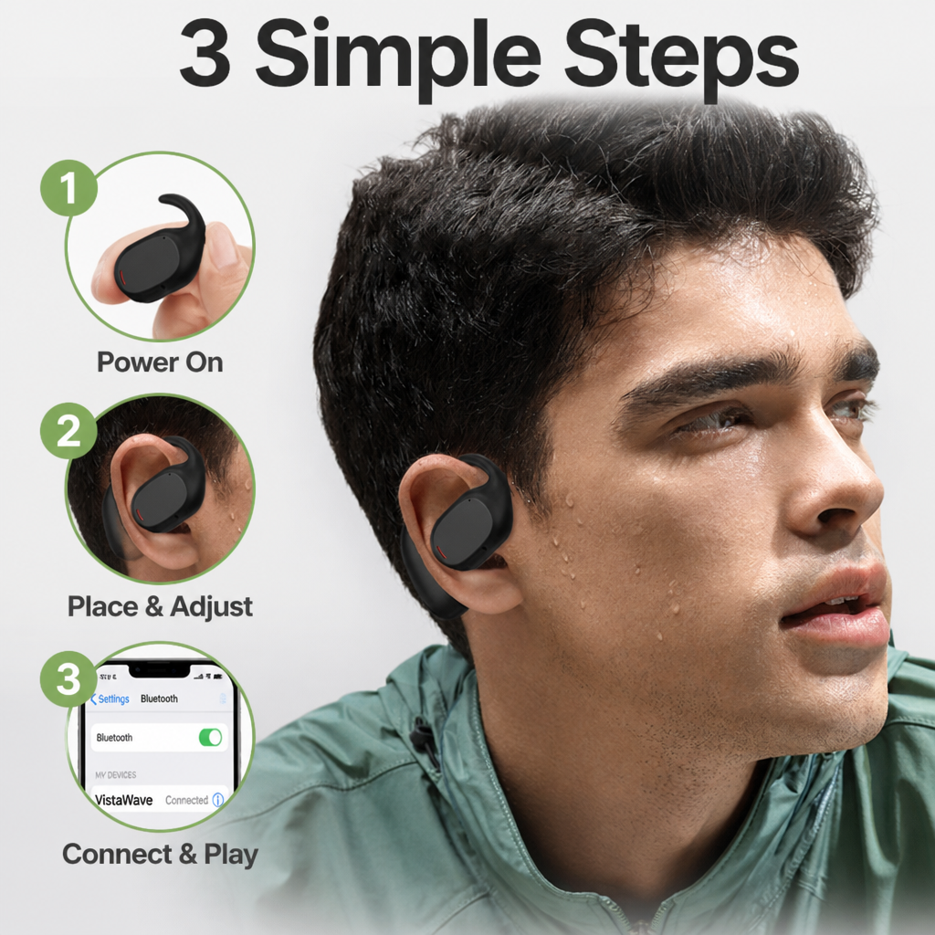VistaWave™ — Unleash Total Freedom with Clear, Safe, All-Day Sound