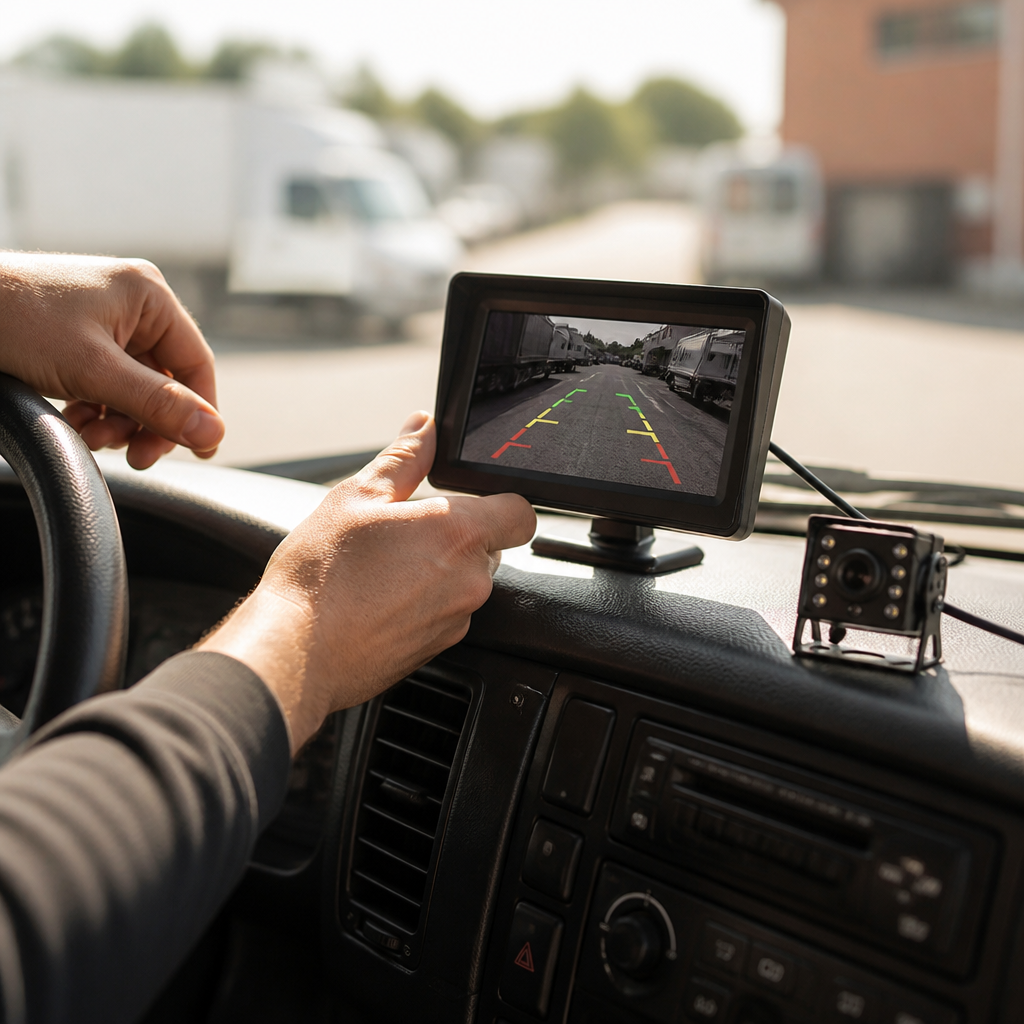 Wireless Night-Vision Wide-Angle Backup Camera System (4.3-Inch Display)