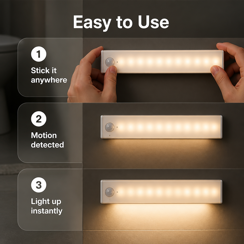 LumaSense™ — Hands-Free Glow That Turns Every Step Into Safety and Calm