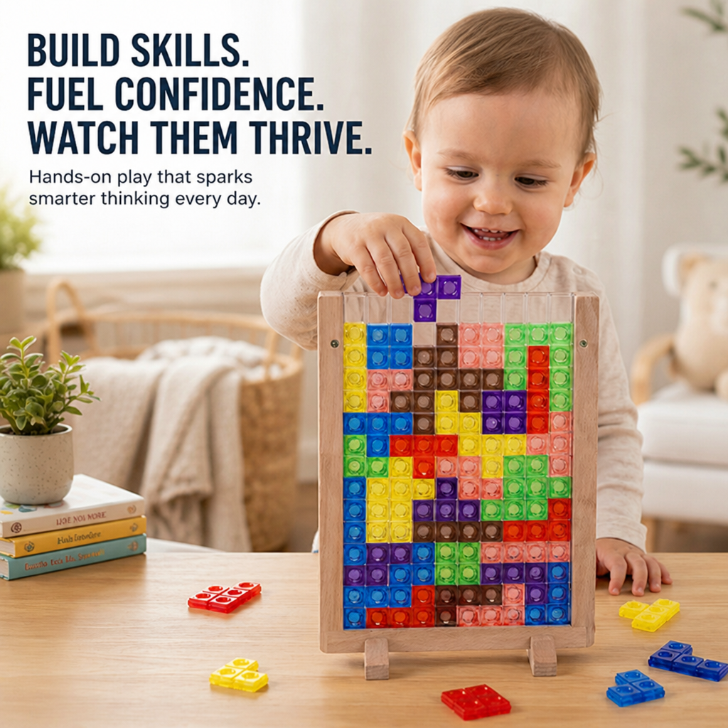 BrilliaBlocks™ 3D Puzzle — Ignite Your Child’s Genius and Watch Confidence Soar