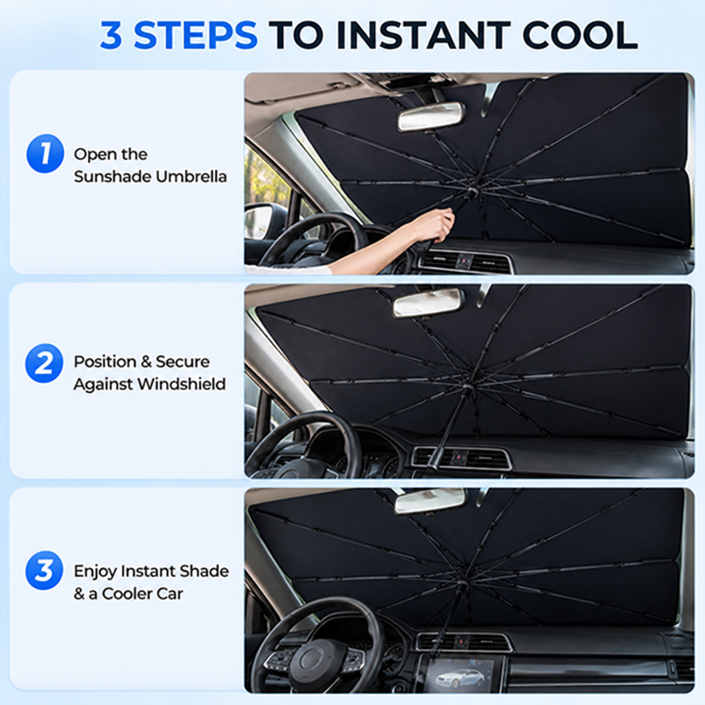 SolarVeil™ — Step Into Instant Cool and Shield Your Car from Sun Damage