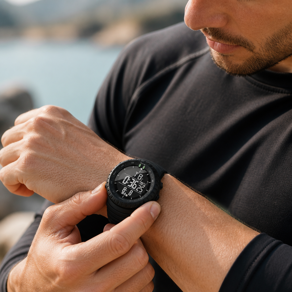 Waterproof & Shock-Resistant LED Digital Sports Watch