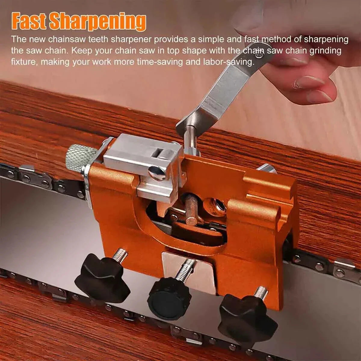 Chainsaw Sharpener for Portable Use – No Power Needed