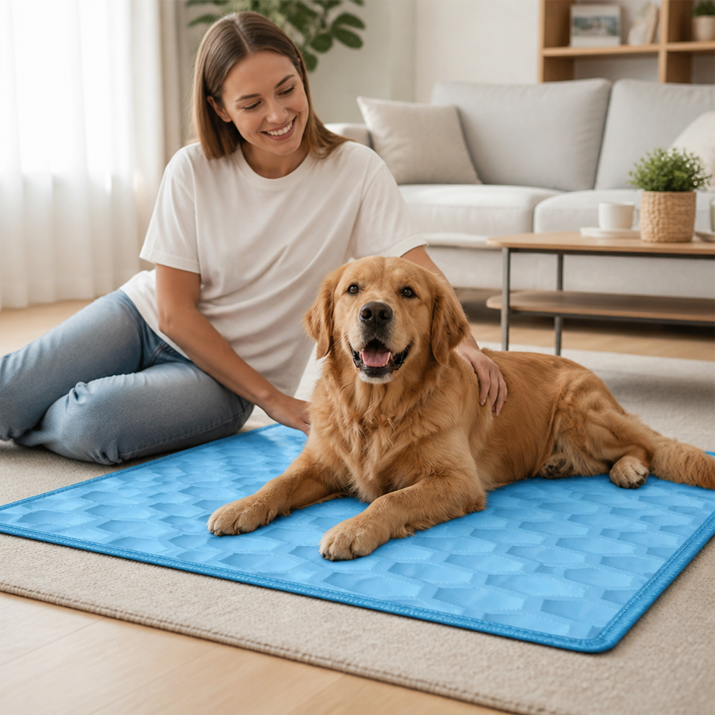 Pressure-Activated Gel Scratch-Resistant Pet Mat
