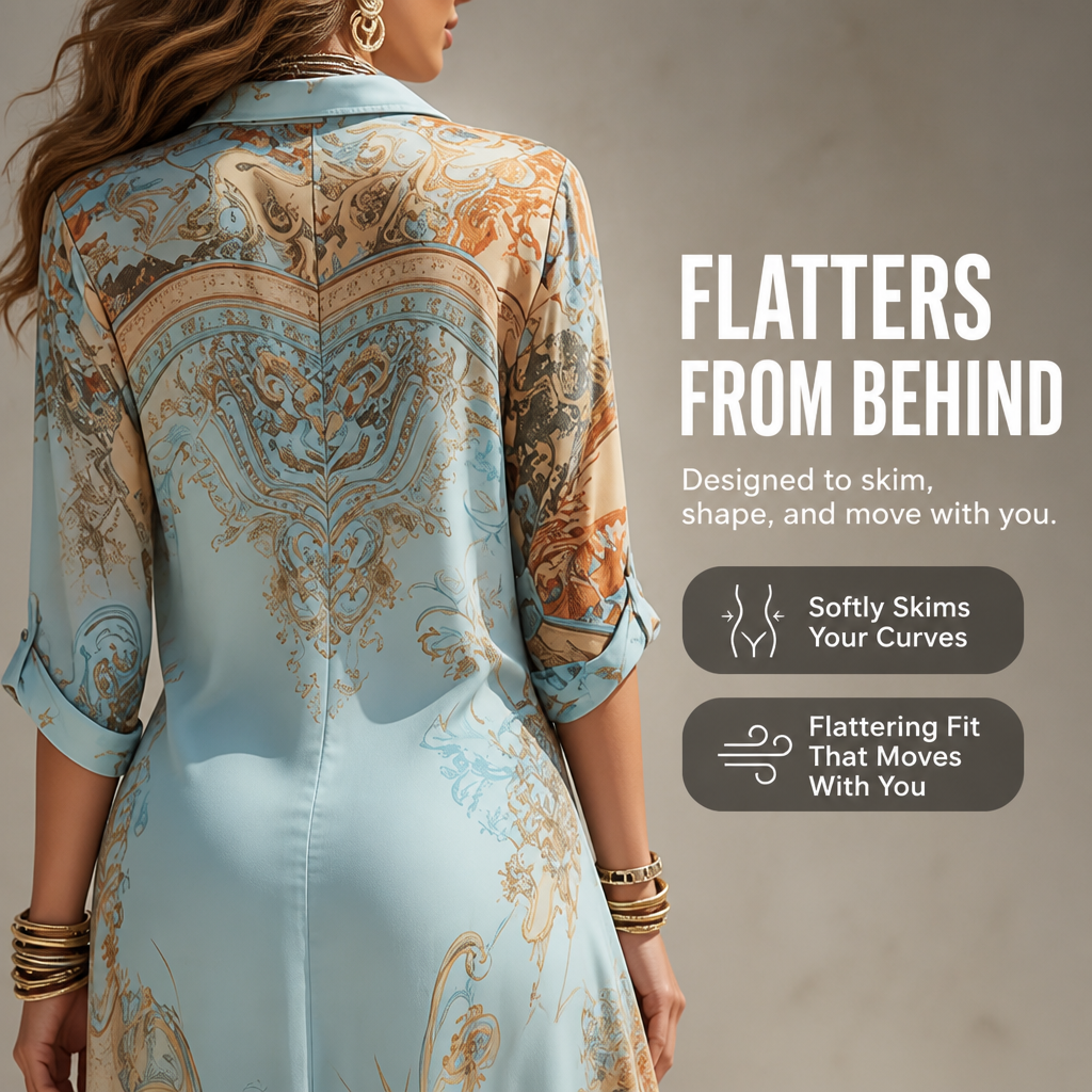 AureliaWave™ Maxi Dress — Feel Effortlessly Elegant, Fresh, and Unforgettable All Summer Long