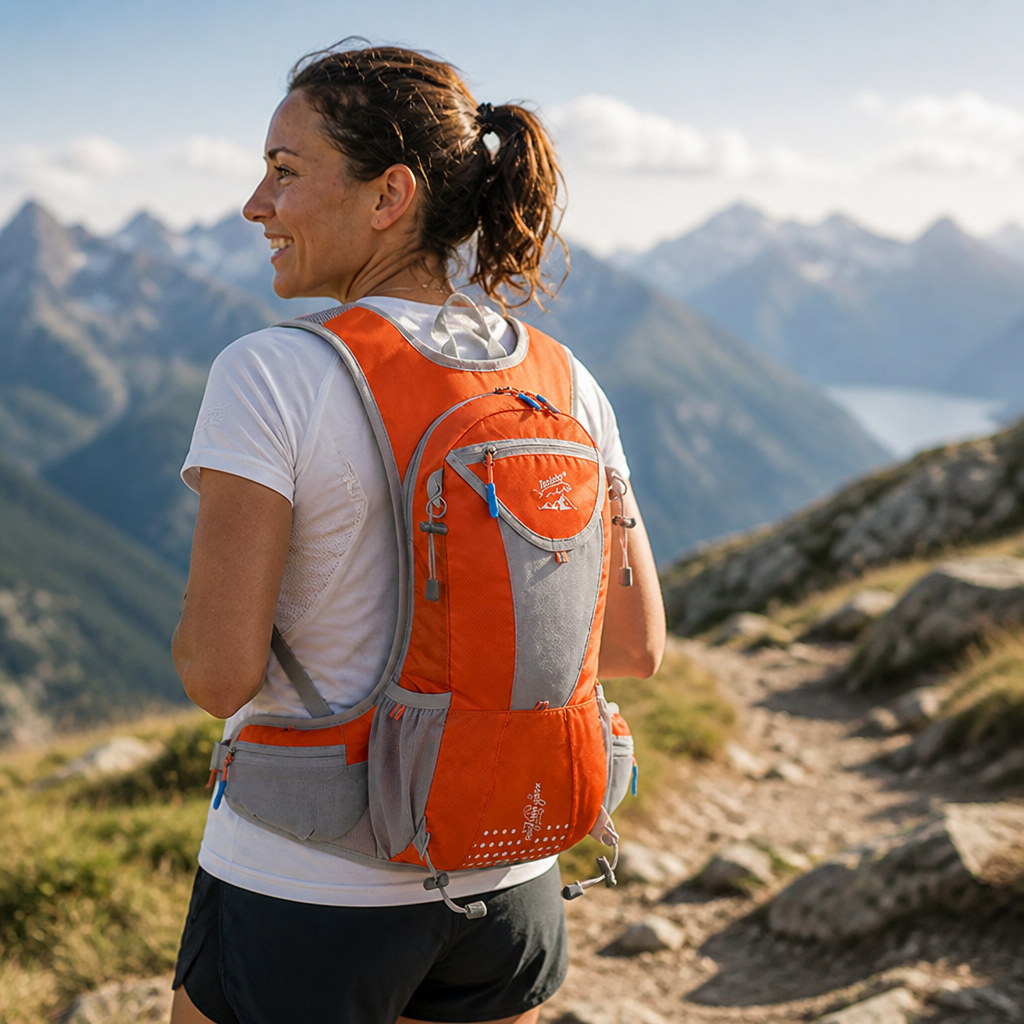 Lightweight Water-Resistant Hydration-Ready Hiking Backpack