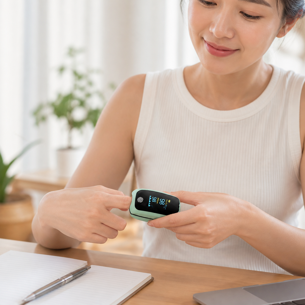 Rechargeable USB-C LED Fingertip Pulse Oximeter