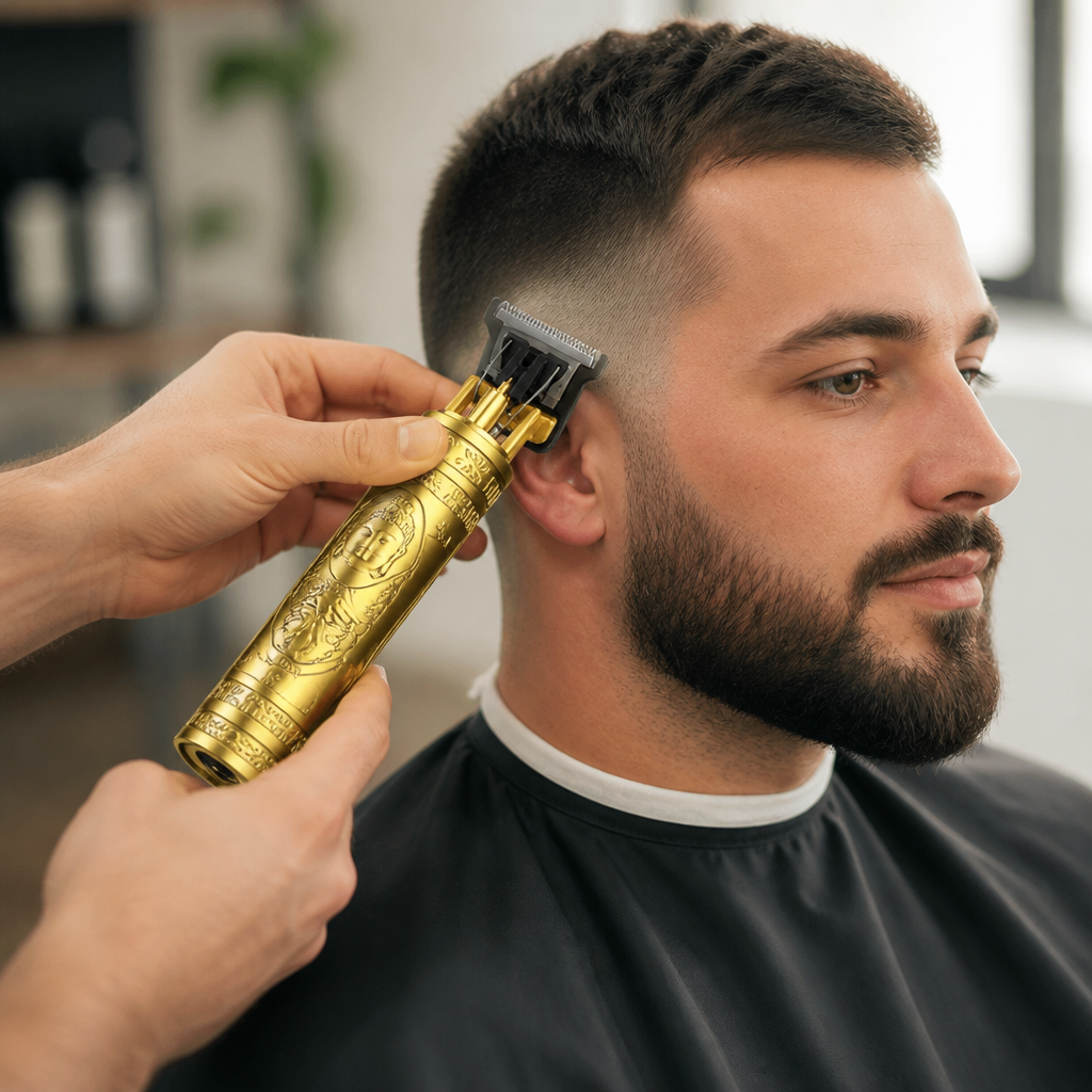 Cordless Rechargeable Stainless Steel Hair Clipper