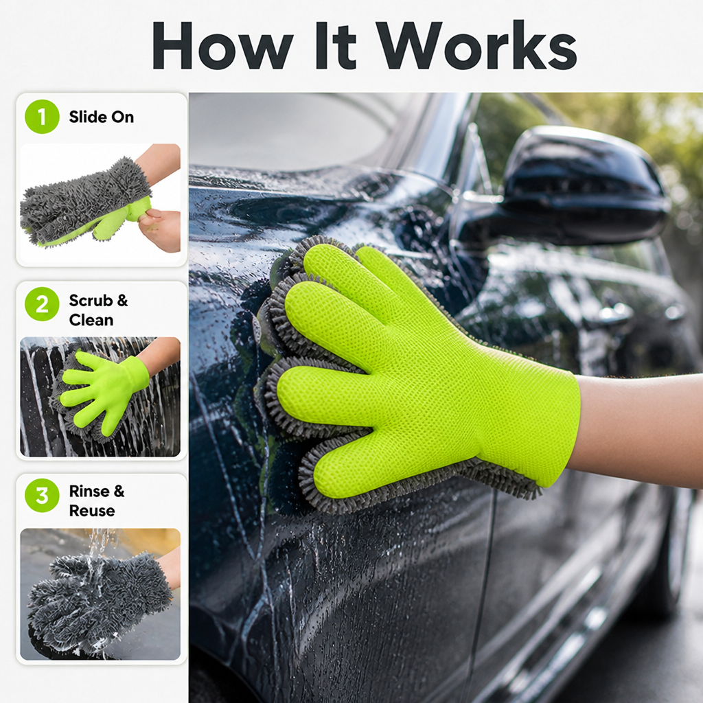 SparkGrip™ Gloves — Clean Smarter, Shine Brighter, Every Time