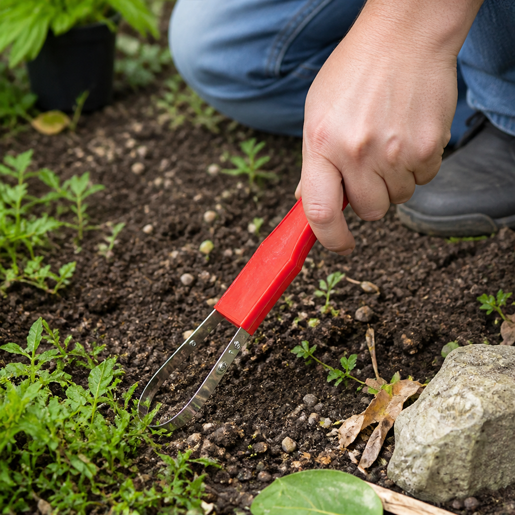 Ergonomic Lightweight Hand Loop Weeder