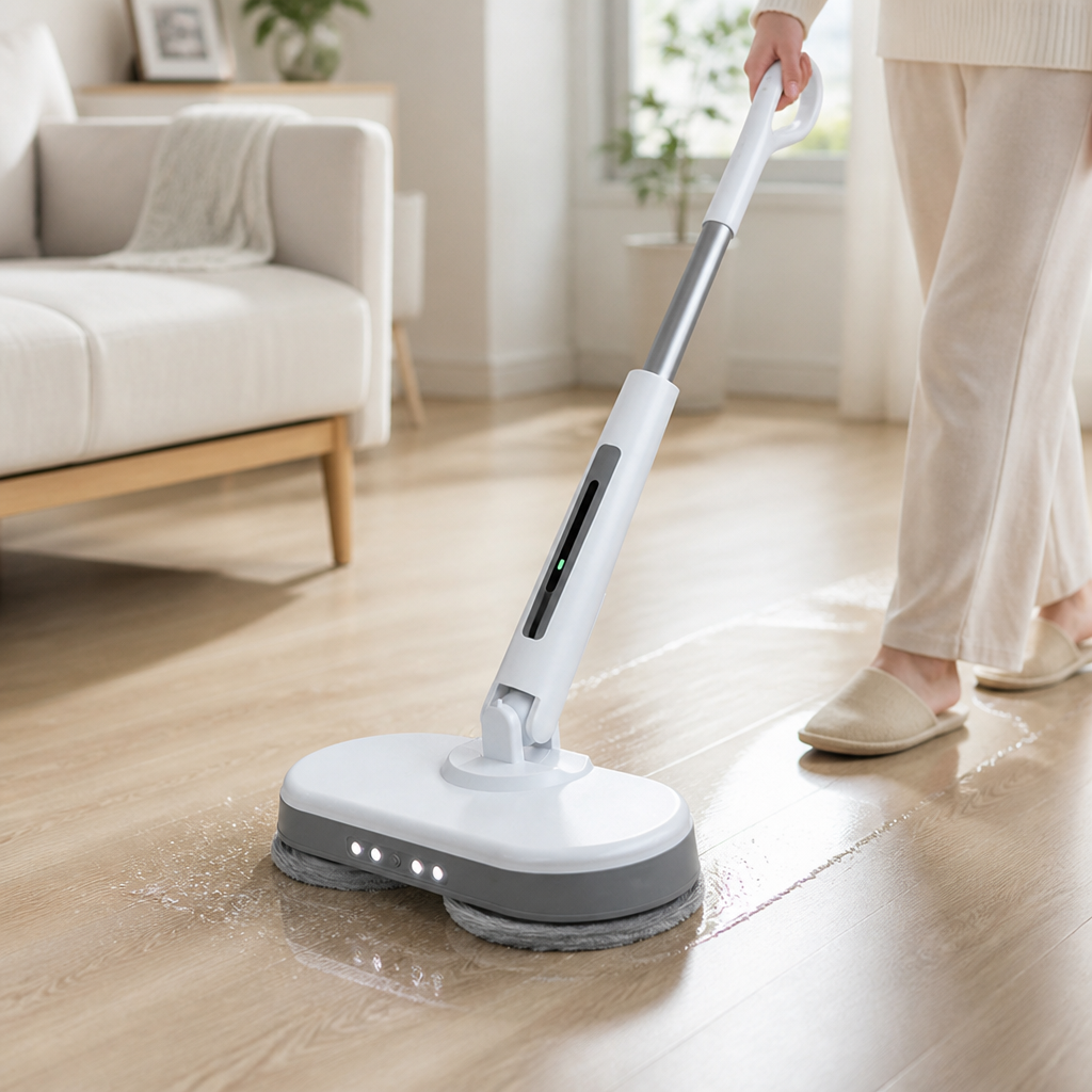 Cordless Dual Motor Flexible Head Wet Mop (420 ml Tank)