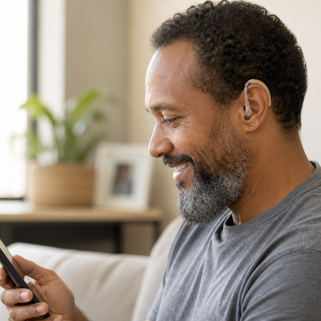 Rechargeable 80-Hour Noise-Cancelling Behind-the-Ear Hearing Aid