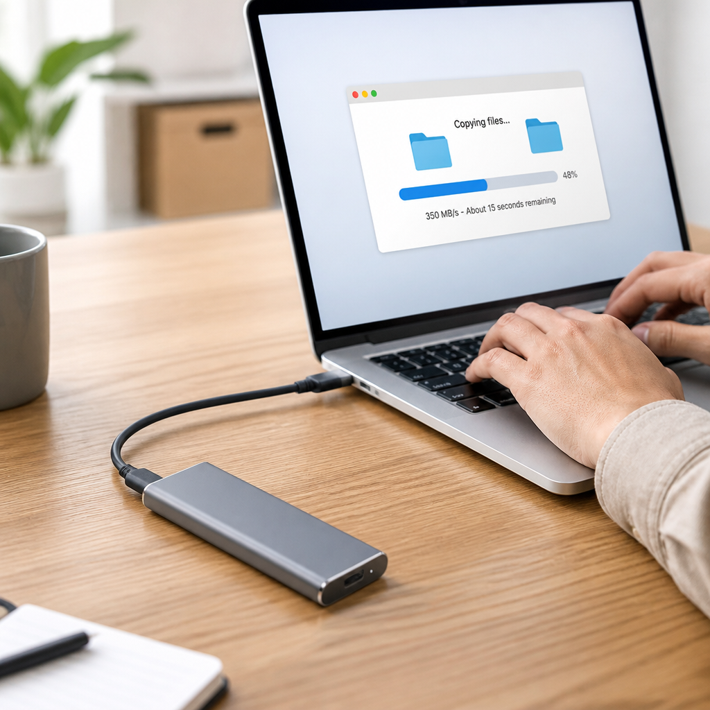 High-Speed USB 3.1 Type-C External Hard Drive (Plug-And-Play)