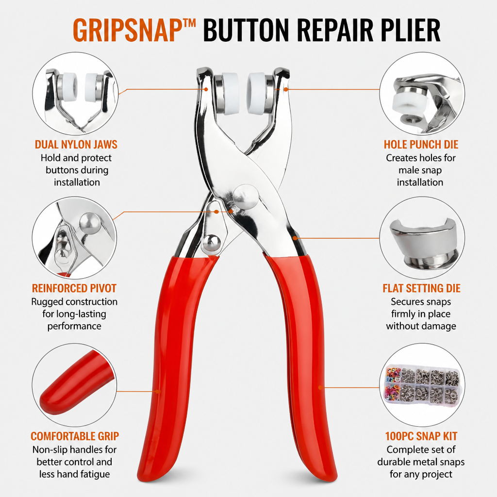GripSnap™ — Snap On Strength and Confidence in Every Fix