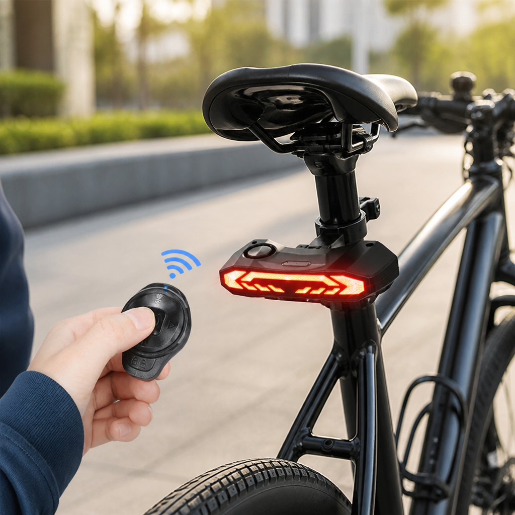 110 dB Alarm & Wireless Remote Bike Taillight