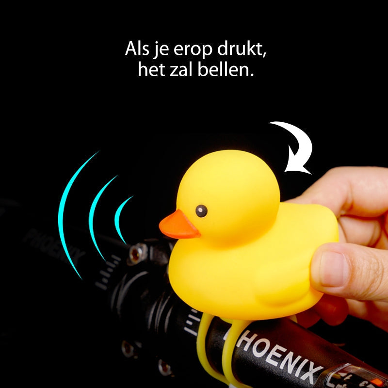 Bicycle Bell with LED Light and Horn - Duck Design