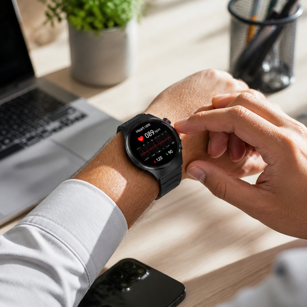 AMOLED HD EKG Smartwatch (GPS & Bluetooth Calling)