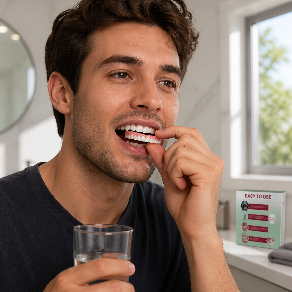 Glue-Free Natural-Looking Veneer Teeth (1 Box)