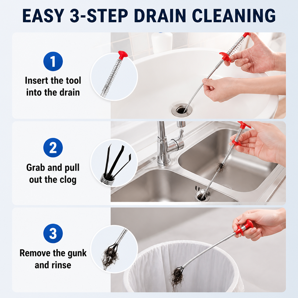 FlowMaster™ — Take Control and Enjoy Clog-Free Drains Instantly